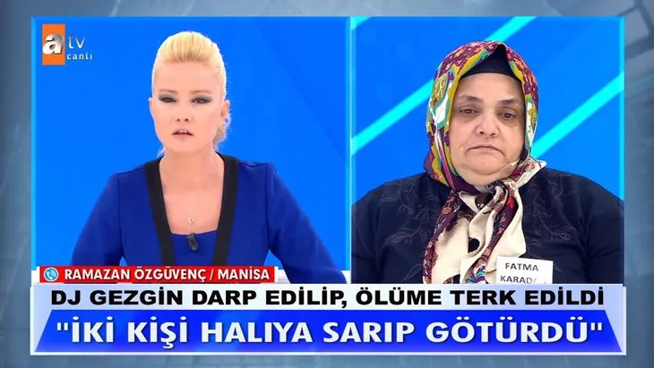 Müge Anlı’da aranan DJ Gezgin darp edilip ölüme terk edildi! Canlı yayında ihbar geldi: “Gömüldüğü yeri biliyorum dedi”