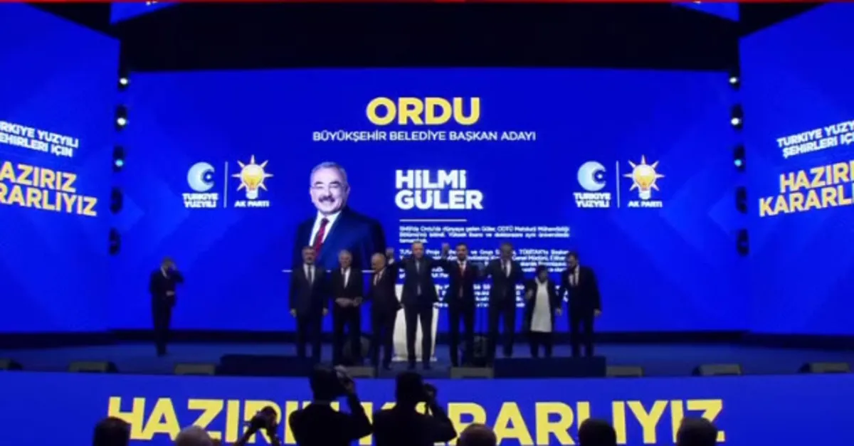 AK Parti Ordu adayı Mehmet Hilmi Güler oldu