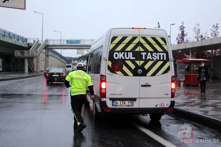 İstanbul’da okul servislerine yönelik denetim! O sürücülere ceza yağdı
