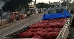 Erdek’te 2 ton kaçak midye ele geçirildi