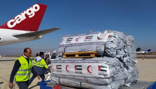 BAE son 24 saatte 117 ton insani yardım gönderdi