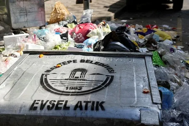 Maltepe’de çöp dağları oluştu! İBB’den skandalı örtbas etme çabası
