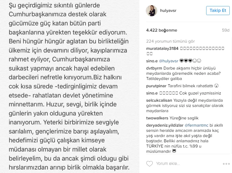 Hülya Avşar'dan darbe girişimi açıklaması - 1