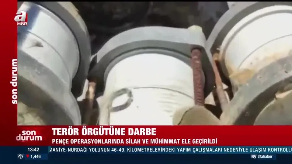 Son dakika: Terör örgütüne darbe! Çok sayıda silah ve mühimmat ele geçirildi