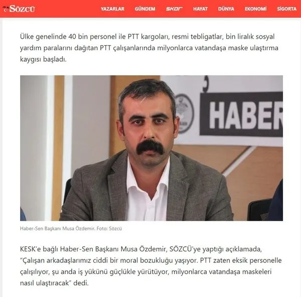 Sözcü'den bir algı operasyonu daha! Umreden gelenlerden sonra şimdi de PTT personelini hedef aldılar - 1