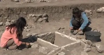Diyarbakır Ergani'de 5 bin yıllık sandık mezar bulundu