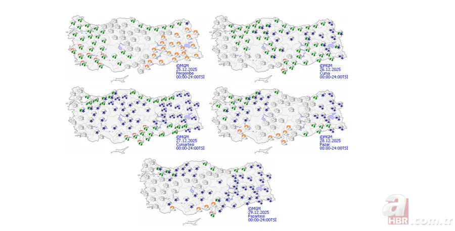Meteoroloji'den yeni sistem uyarısı: Kar, don, keskin soğuk... Hepsi birden geldi 14