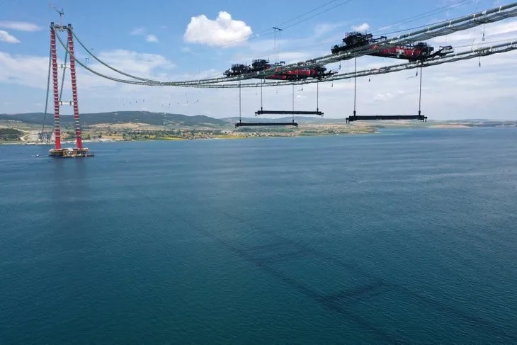 1915 Çanakkale Köprüsü güzergahı | Türkiye’nin gurur projesinde adım adım sona doğru!