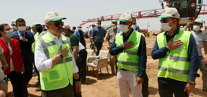 Tarım ve Orman Bakanı Bekir Pakdemirli’den TİGEM Ceylanpınar Sulama Projesi açılışında flaş açıklamalar