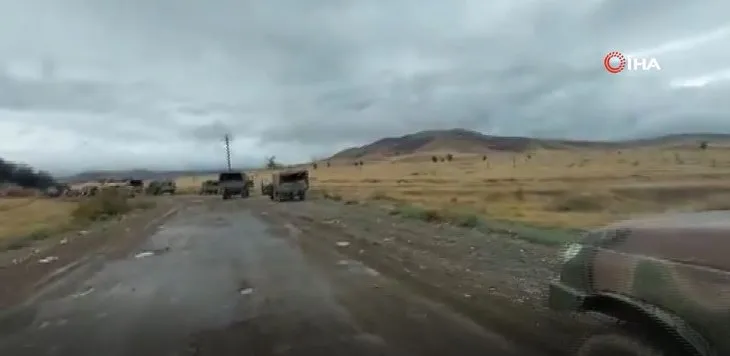 Ermenistan ordusu araçlarını bırakıp kaçtı! Perişan haldeler...