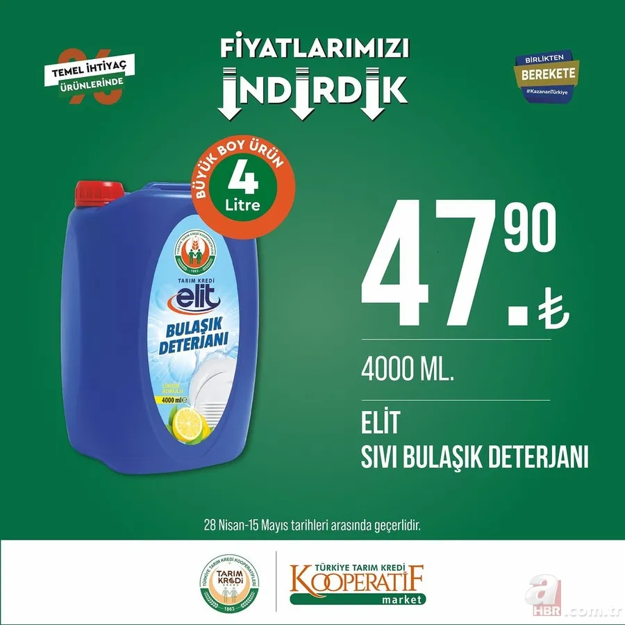 TARIM KREDİ MARKETlerinde indirimsiz ürün kalmadı! Ucuzluk başladı! Sucuk, Tereyağı, peynir, et, şeker, çay, tuvalet kağıdı... 11