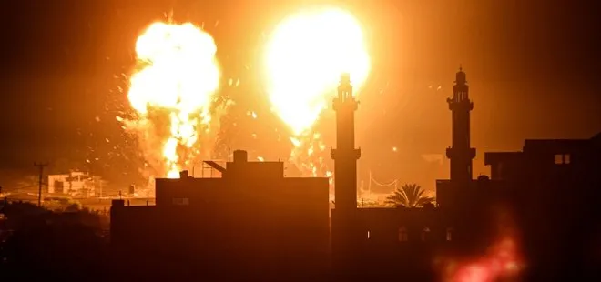 Katil İsrail ateşkese rağmen durmuyor! Gazze’ye bombardıman