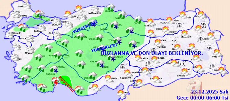 Yağmur, sis ve kar etkili: Meteoroloji İstanbul ve 39 ili uyardı! Soğuklar artacak 19