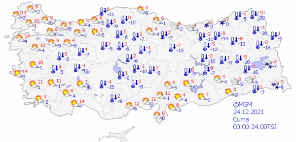 1640201560710.png Sıcaklıklar düşüyor yoğun kar geliyor! Meteoroloji çok sayıda il için gün verdi! İstanbul Ankara İzmir'de bu hafta hava durumu nasıl olacak? - 9