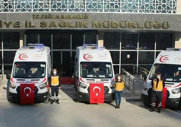 Sağlık Bakanlığından Osmaniye’ye 6 ambulans