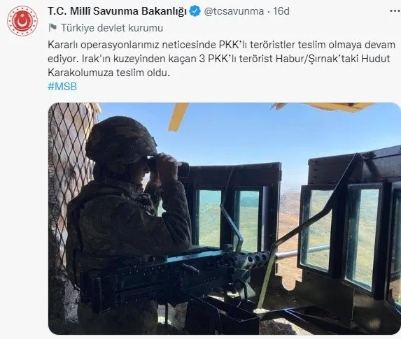 teror-orgutu-pkkdan-kacan-3-terorist-tskya-teslim-oldu-1665682904007.jpg Son dakika: Terör örgütü PKK'dan kaçan 3 terörist TSK'ya teslim oldu - 1