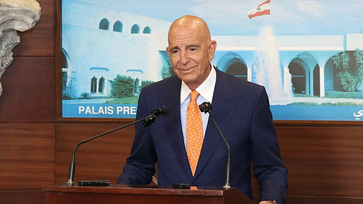 ABD'nin Orta Doğu Temsilcisi Barrack: İsrail-Lübnan barışı kolay değil