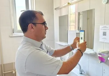 Aydın’da hastanelerde QR kod ile dijital temizlik dönemi başladı