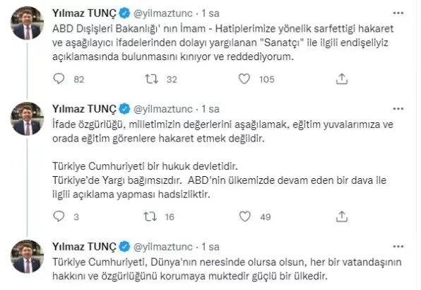 ABD’den şarkıcı Gülşen’in tutuklanmasına ilişkin hadsiz açıklama: ABD endişe duymaktadır