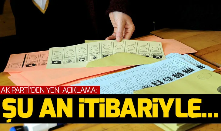 Aradaki fark daha da azalıyor! AK Partiden İstanbuldaki oy sayımıyla ilgili son açıklama