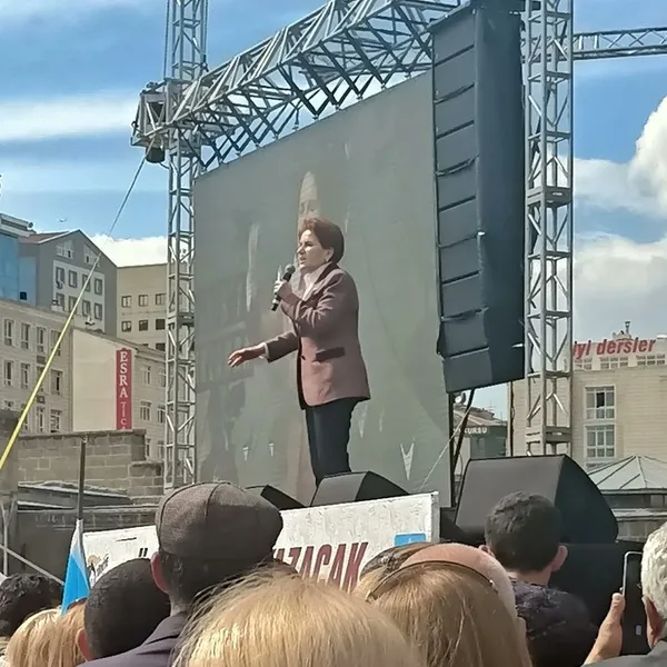 Konya ve Kayseri sonrası Erzurum’da da fiyasko! İYİ Parti lideri Meral Akşener hüsrana uğradı! Meydanlar bomboş...