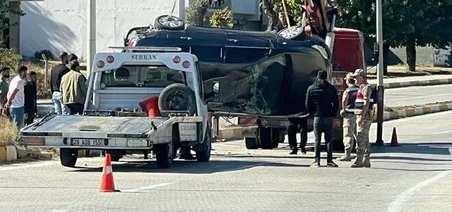 Batman'da otomobil takla attı: 2 yaralı