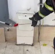 Doğal gaz kutusundan çıkan hayrete düşürdü