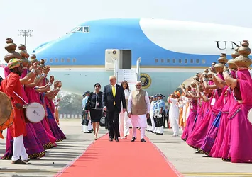 ABD Başkanı Trump, Hindistan'da