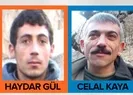 Arananlar listesindeki 2 PKKlı terörist öldürüldü