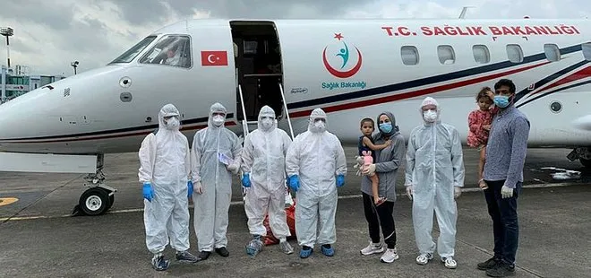 Bangladeş’te koronavirüse yakalanan Türk kadın ve ailesi yurda getirildi
