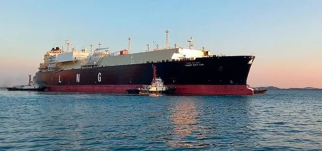Nijerya’dan yola çıkan LNG gemisi Türkiye’ye ulaştı