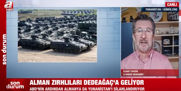 ABD’den sonra Almanya da Yunanistan’ı silahlandırıyor! Dedeağaç’a zırhlılar gidecek