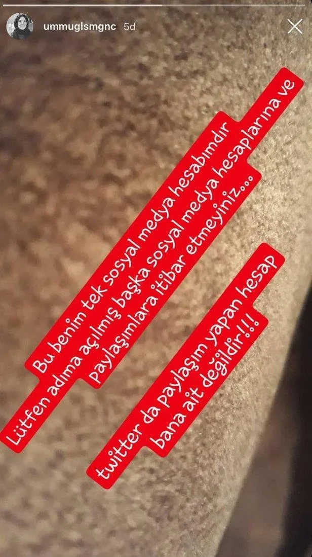 Ümmü Gülsüm Genç'ten kendi adına açılan sahte hesaplarla ilgili açıklama - 2