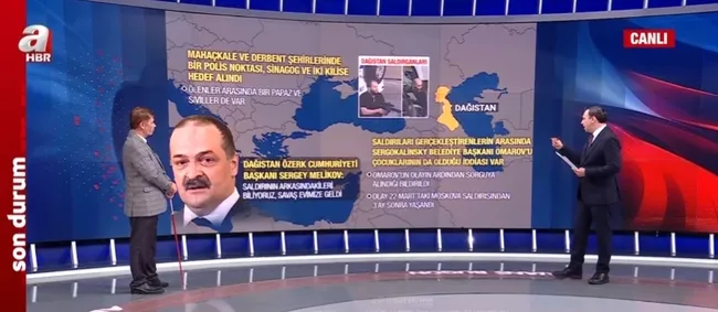 Rusya’nın Dağıstan bölgesinde yine terör saldırısı! Dağıstan saldırısı Rusya lideri Putin’e mesaj mı? Saldırının izleri A Haber’de