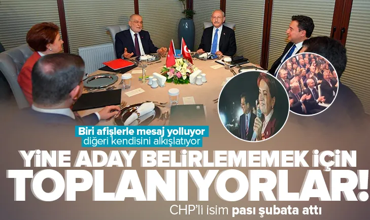 6lı masa 11inci kez toplanıyor! Yine adayı konuşmayacaklar