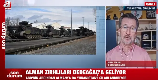 ABD’den sonra Almanya da Yunanistan’ı silahlandırıyor! Dedeağaç’a zırhlılar gidecek