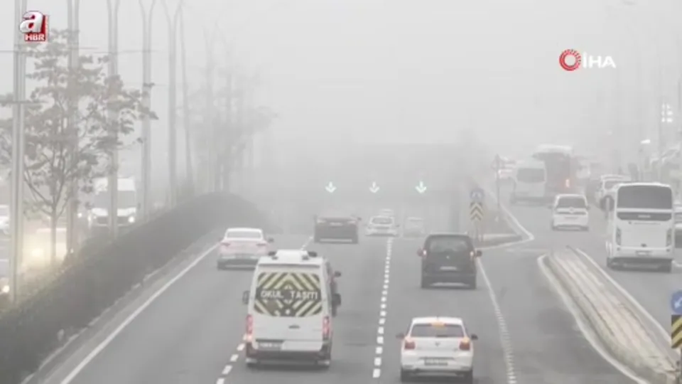 Diyarbakır’da sis etkili oldu