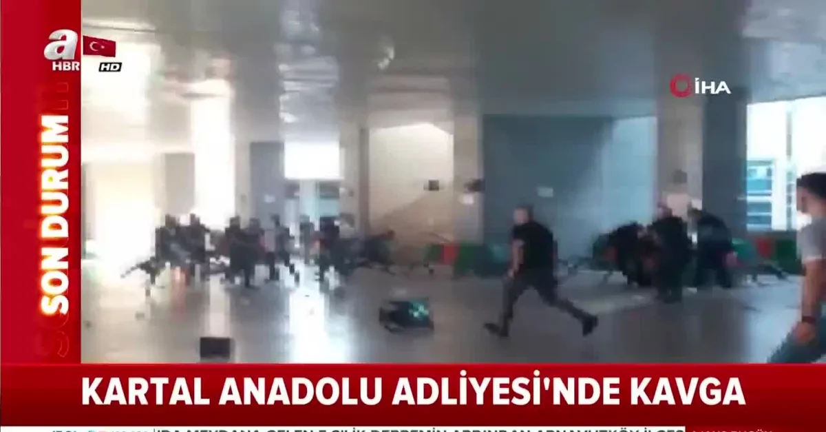 Kartal Anadolu Adalet Sarayı karıştı | Video