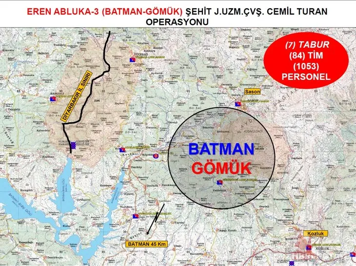 Batman ve Diyarbakır’da Eren operasyonları başladı! 1735 personel katılıyor