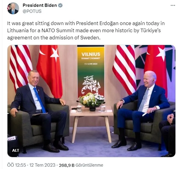 Biden Twitter’den paylaştı: Putin NATO’yu parçalayamayacak
