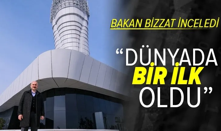 Ulaştırma ve Altyapı Bakanı Adil Karaismailoğlu’ndan Çamlıca Kulesi’nde inceleme: Dünyada bir ilk oldu