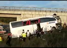 Otobüs yoldan çıktı! Çok sayıda ölü ve yaralı var