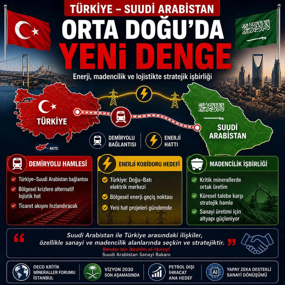 Türkiye–Suudi hattında kritik hamle: Demiryolu ve enerji projeleriyle Orta Doğu dengesi değişiyor - 2