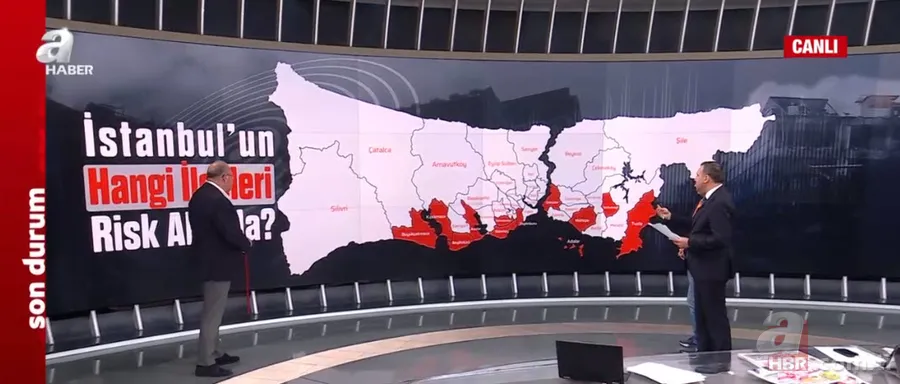 İstanbul'un en riskli "DEPREM" ilçeleri nereler? En sağlam hangi bölgeler? Prof. Dr. Şükrü Ersoy A Haber'de tek tek gösterdi: En tehlikeli yerler... 5