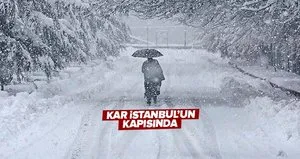 Kar İstanbul’un kapısına dayandı