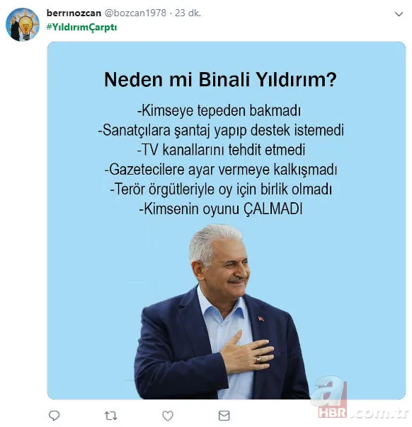 CHP adayı Ekrem İmamoğlu'nu canlı yayında 'Yıldırım' çarptı! Sosyal medya Binali Yıldırım'ı konuşuyor 16