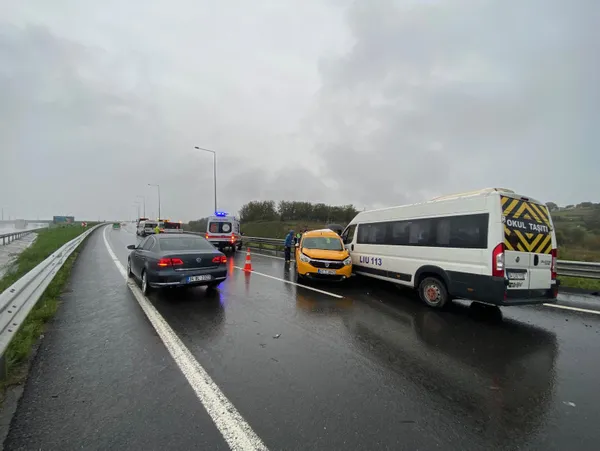 Kuzey Marmara Otoyolu'nda feci kaza! Çok sayıda yaralı var - 1