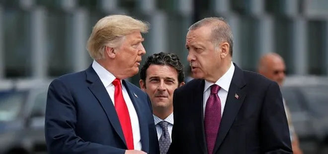 Son dakika: Başkan Recep Tayyip Erdoğan, ABD Başkanı Trump ile görüştü