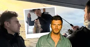 Dev balık oltaya takıldı!