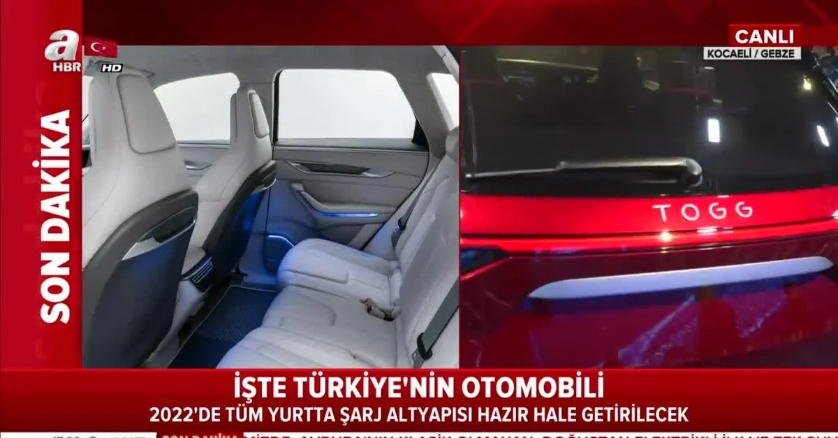 Iste Yerli Otomobilin Ic Detaylari Ahaber Video Izle